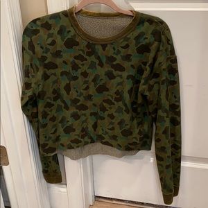 Target cropped sweatshirt
